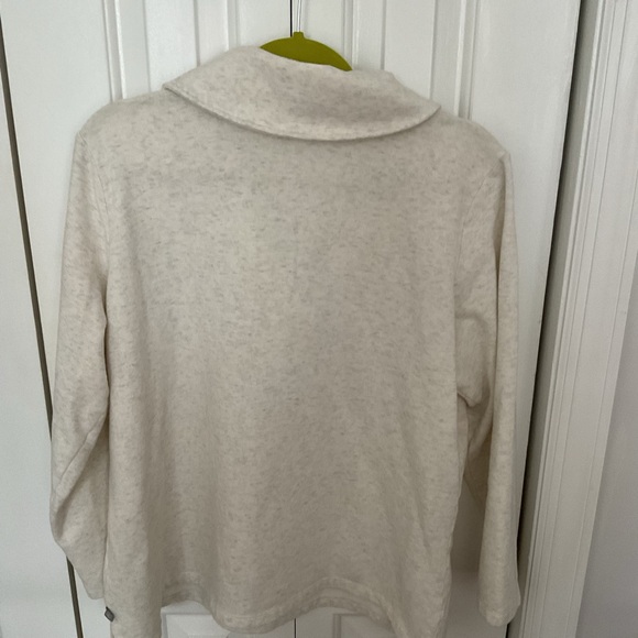 Talbots Soft Cream Cowl Neck Sweater - Picture 3 of 6